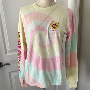 Simply Southern Tie-Dye Long Sleeve Shirt Jeep Dog Be Simple,Live Better